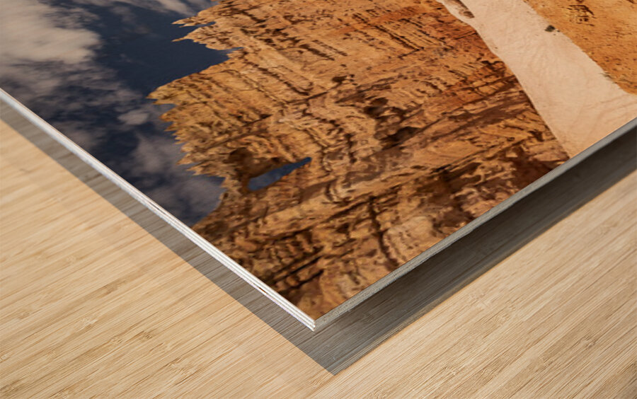 Hoodoos to Heaven Wood print