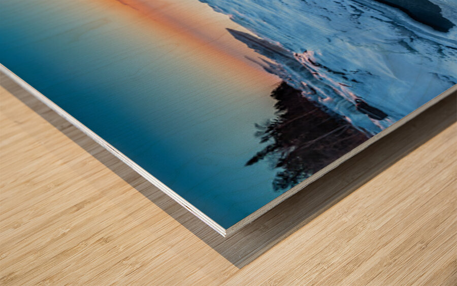 Winter of Sun Wood print