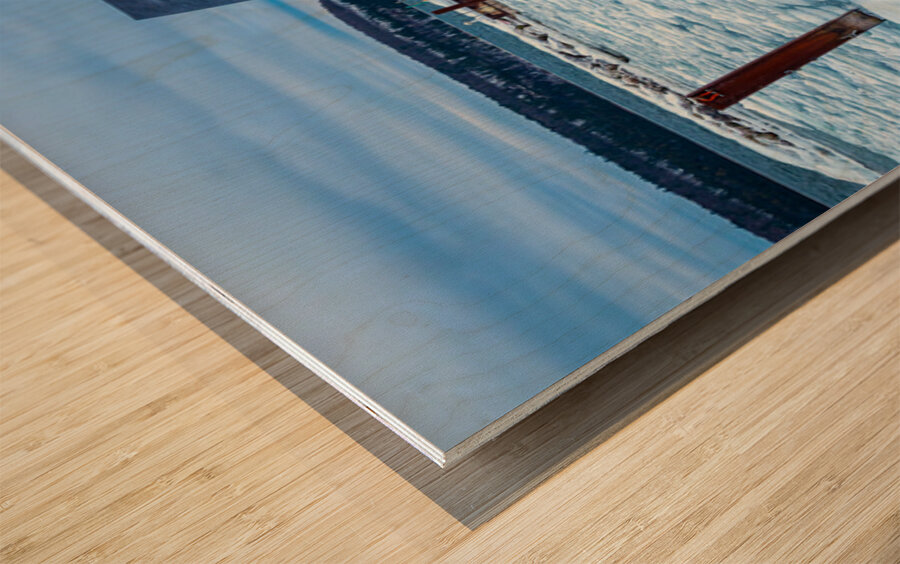 Winter In Ephraim Wood print