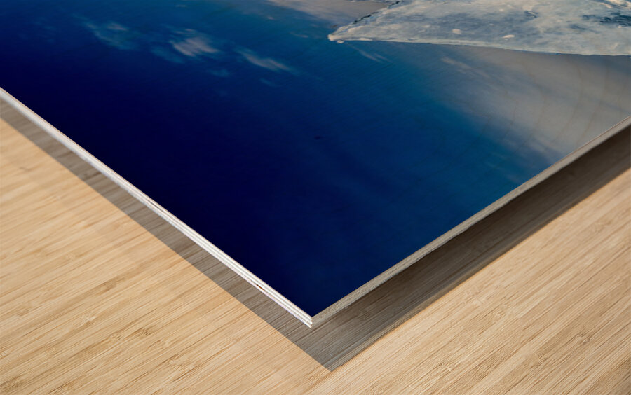 Minnesota Ice Stack Wood print