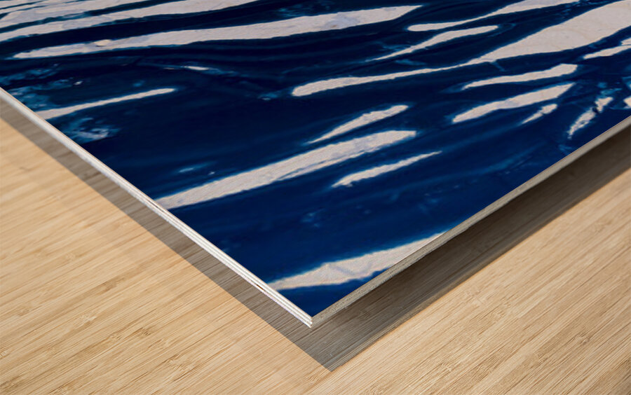 Lake Superior Ice Art Wood print