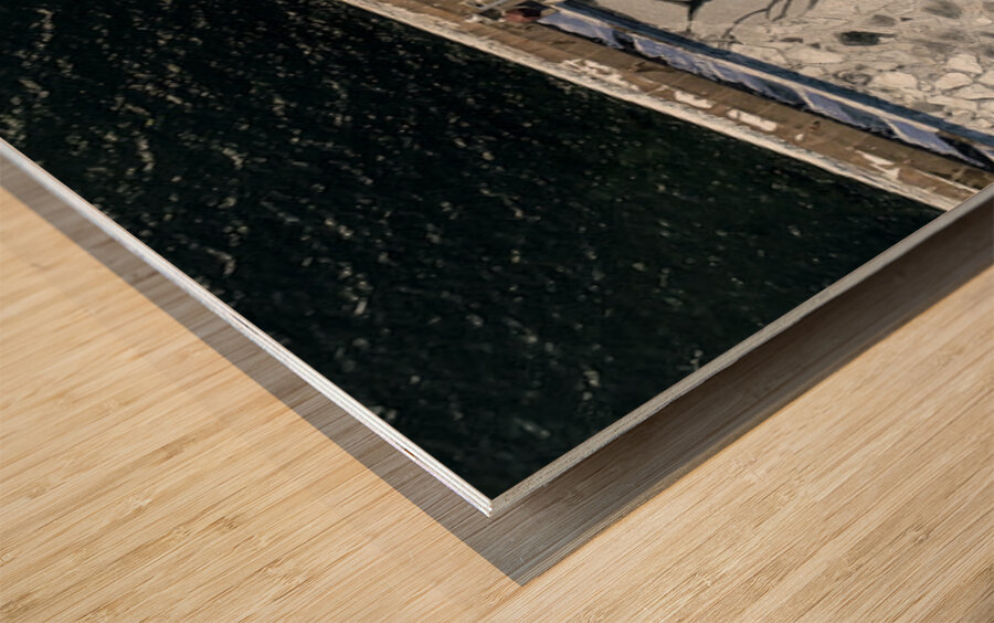 Grand Marais Winter Harbor Lighthouse Wood print