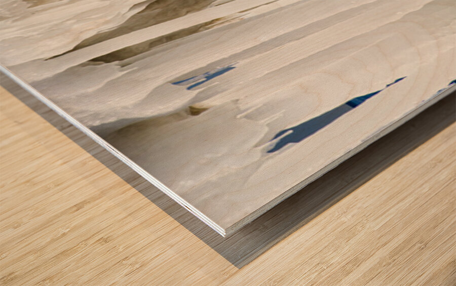 Wisconsin Ice  Wood print