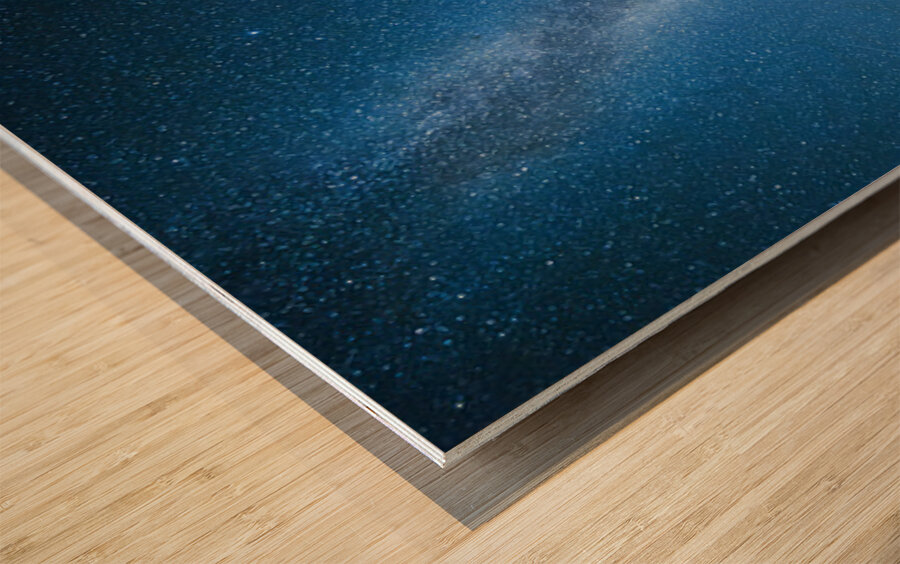 Minnesota North Shore Star Gazing Wood print