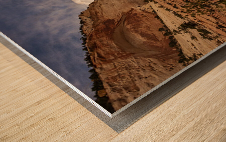 Zion National Park Window to Heaven Wood print