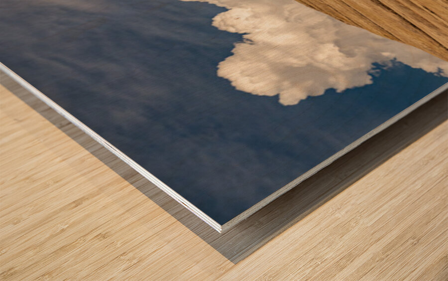 Zion Skies Wood print