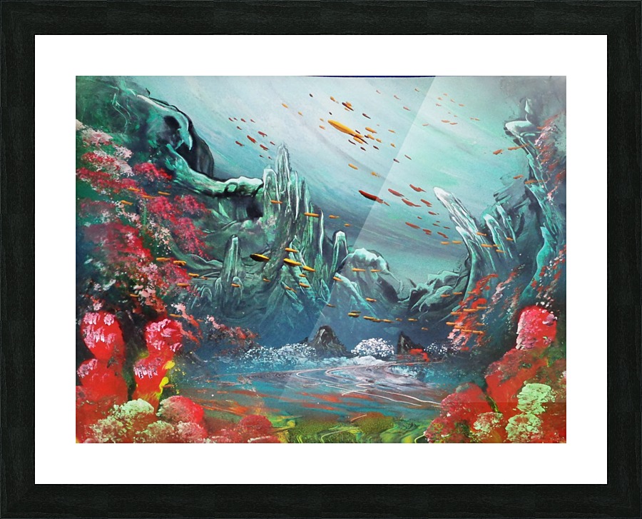 Under water Picture Frame Printing