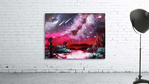 Cactus galaxy Wall Preview