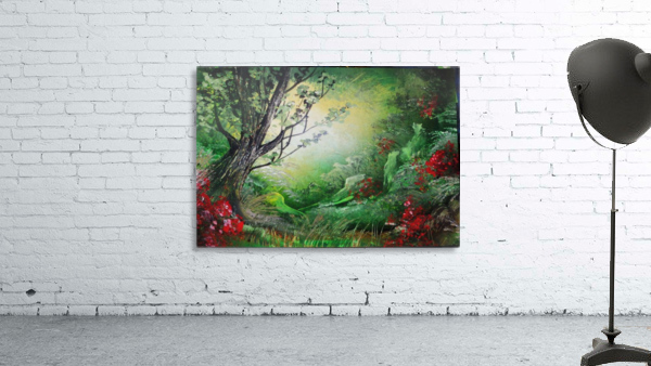 Green forest Wall Preview