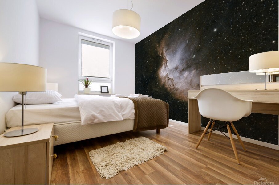 The wizard nebula  Mural print