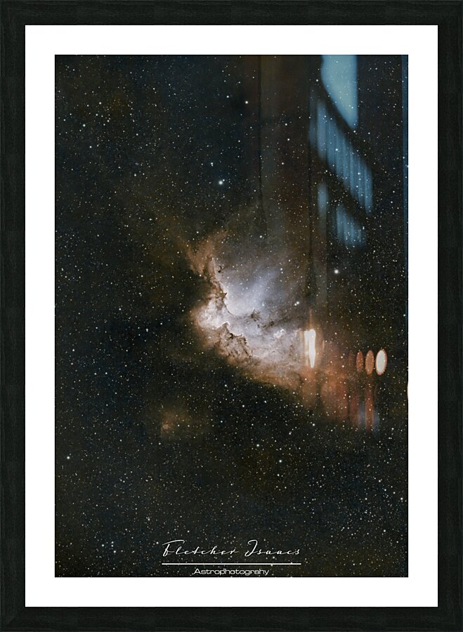 The wizard nebula  Picture Frame print