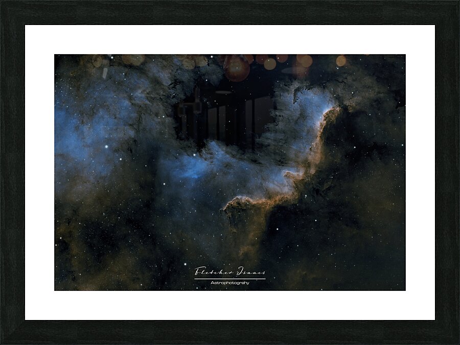 THE Cygnus Wall of the North American nebula  Picture Frame print