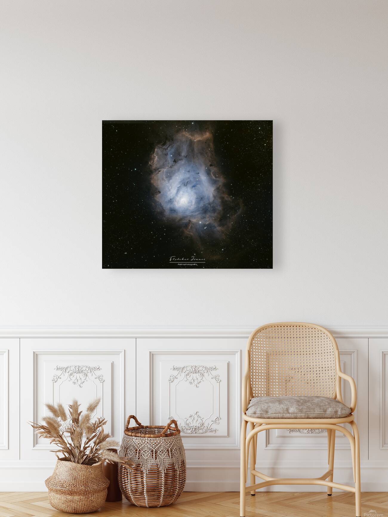 The lagoon nebula In hubble pallette  Reproduction