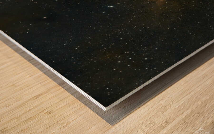 The wizard nebula  Wood print