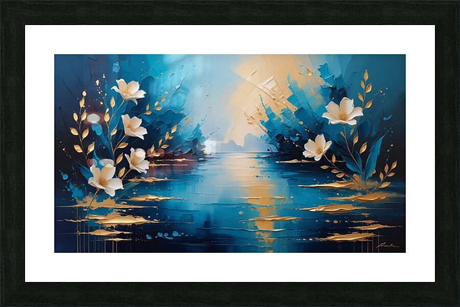 Dreamy Lagoon Picture Frame print