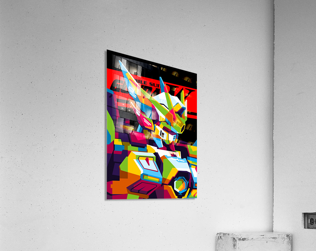 Wings Gundam Zero Pop Art by wpaprint Wall Art