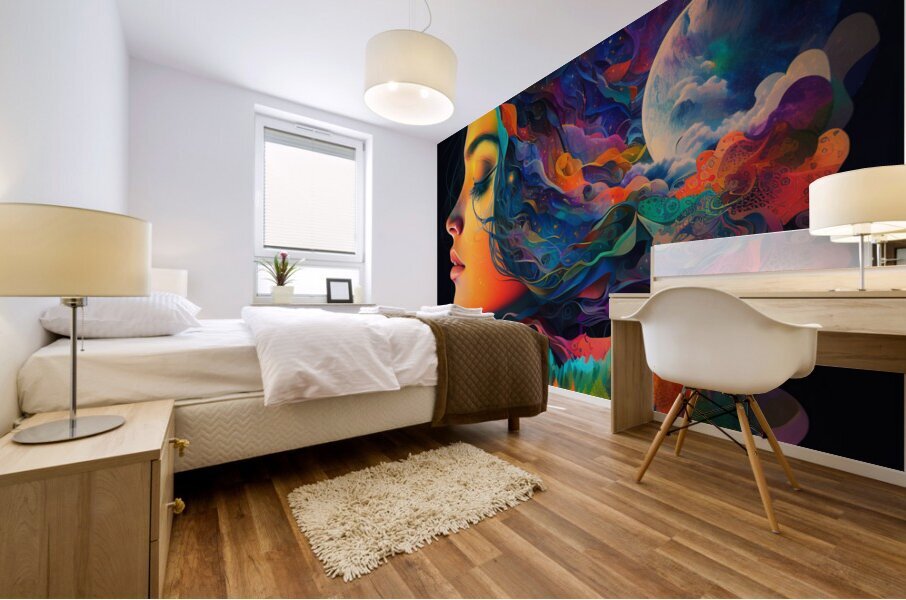 Dreaming in Colors the Awakening Mural print