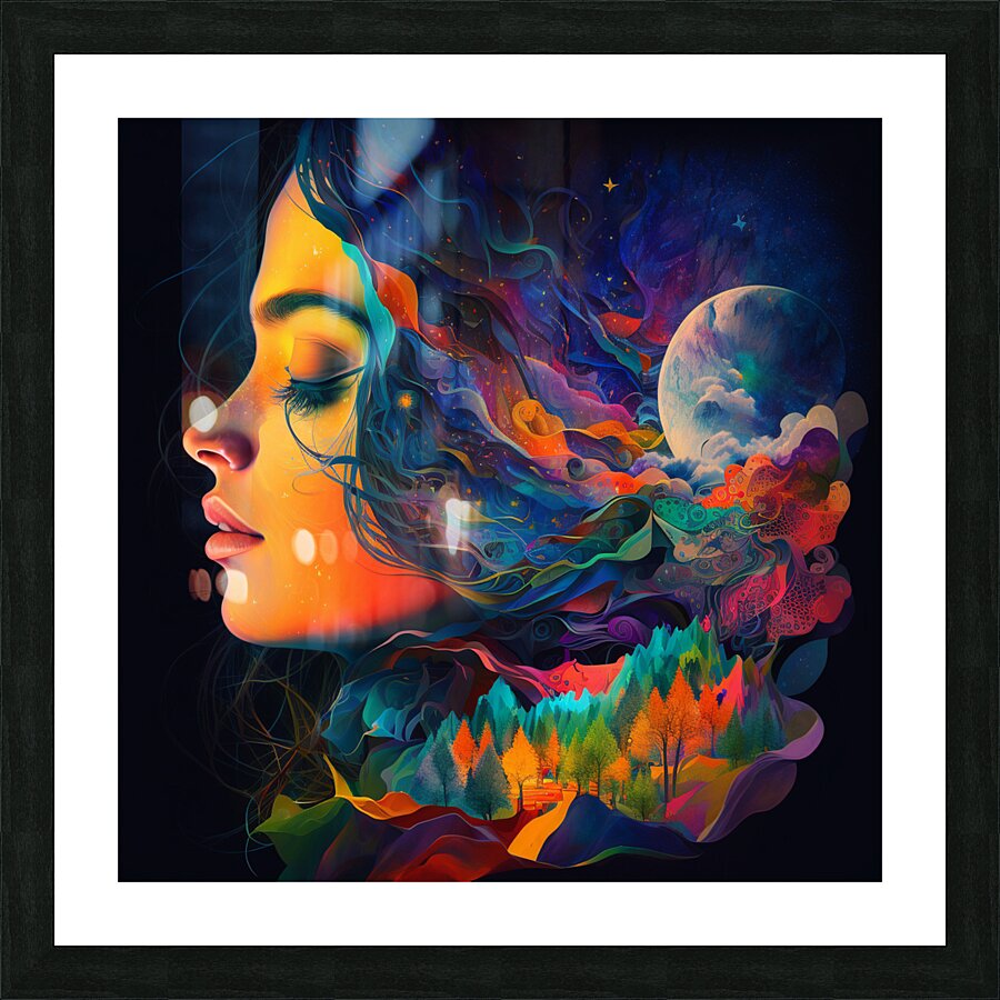 Dreaming in Colors the Awakening Picture Frame print