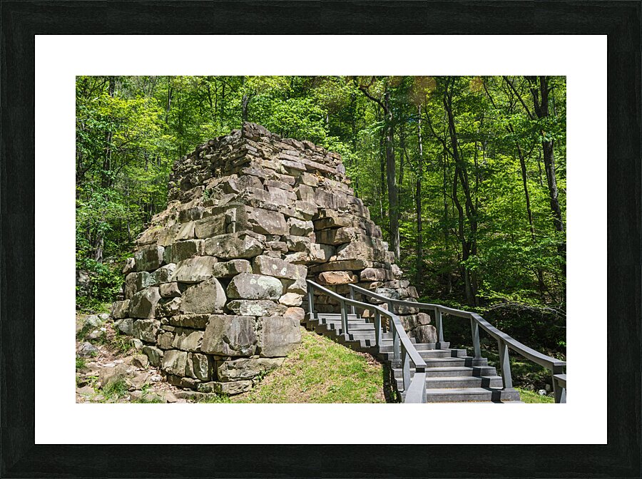 Newlees Iron Furnace - Cumberland Gap National Park - Virginia Picture Frame print