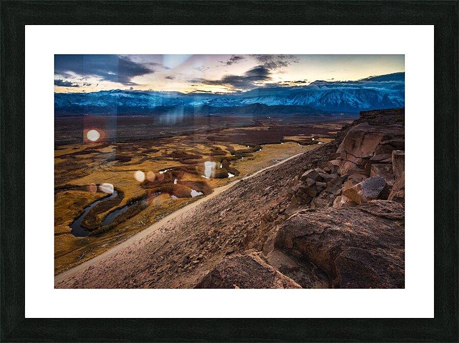 bishop owens river Picture Frame print