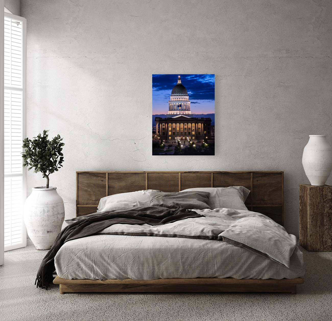 capitol sunset Reproduction