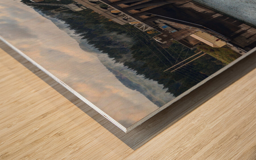 Bonneville Dam - Columbia River - Oregon Wood print