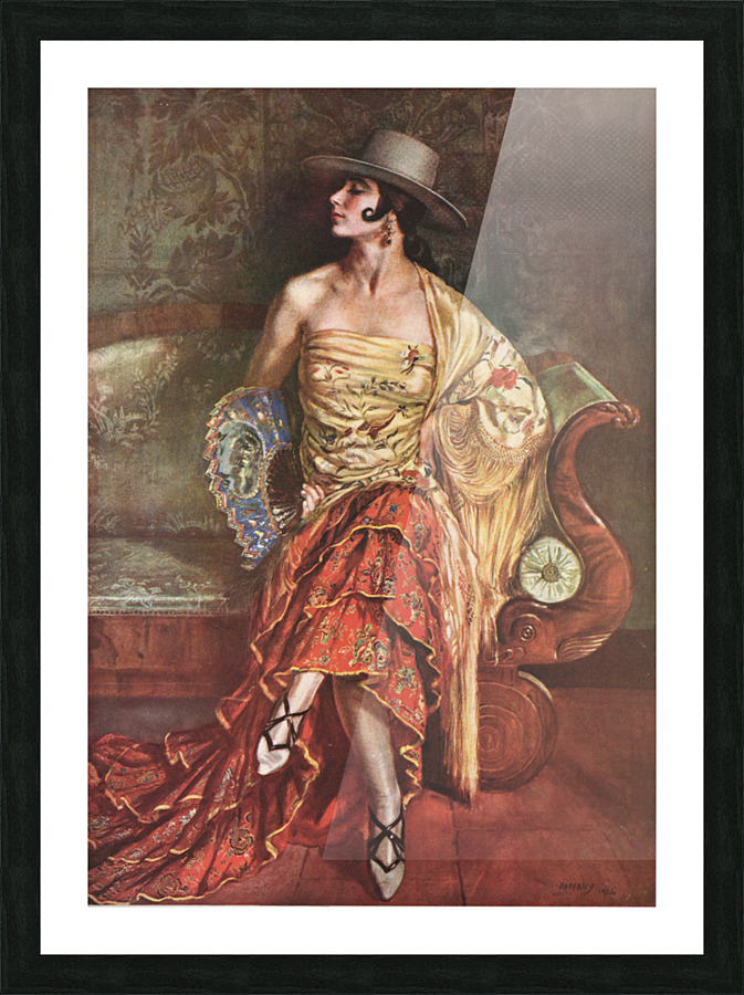 Flamenca Picture Frame print