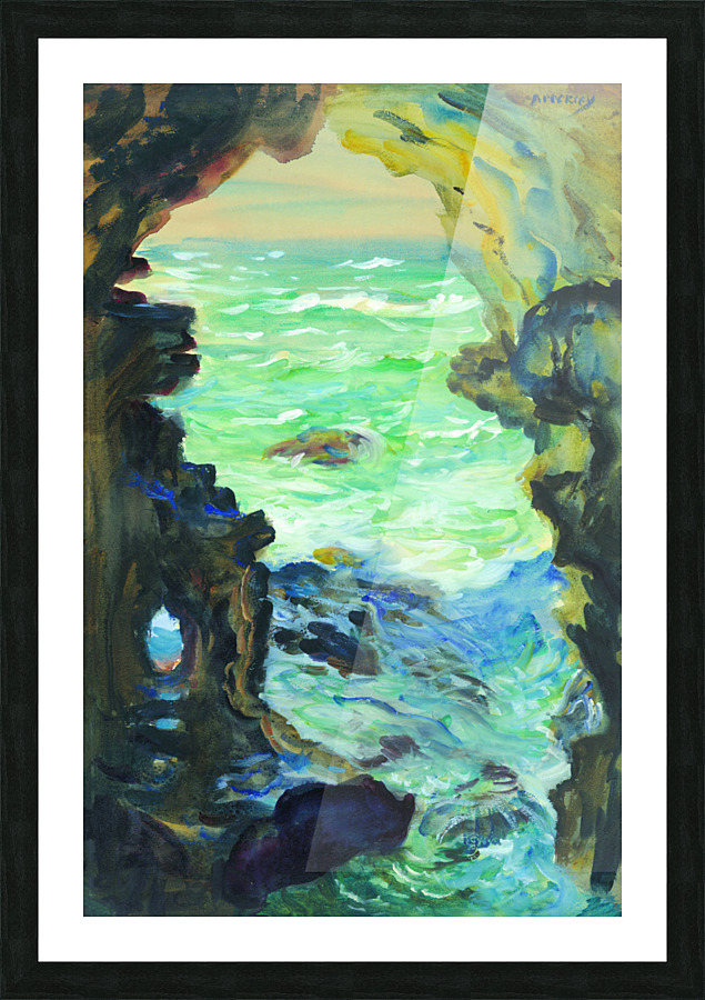 Hercules Caves Tangier Picture Frame print