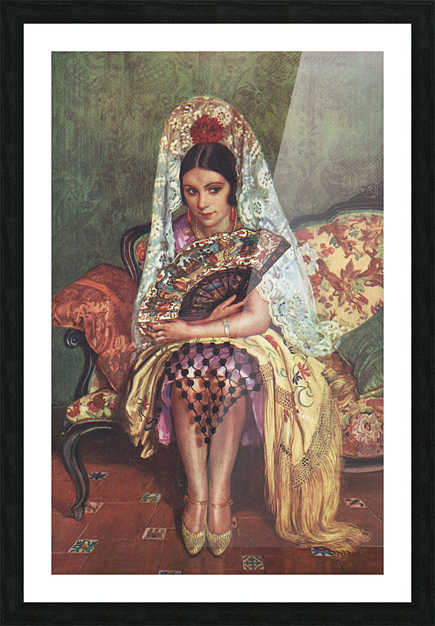 La espera Picture Frame print