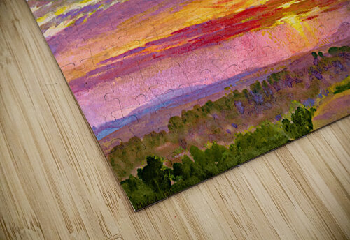 Sunset Moncloa Madrid Spain George Owen Wynne Apperley puzzle