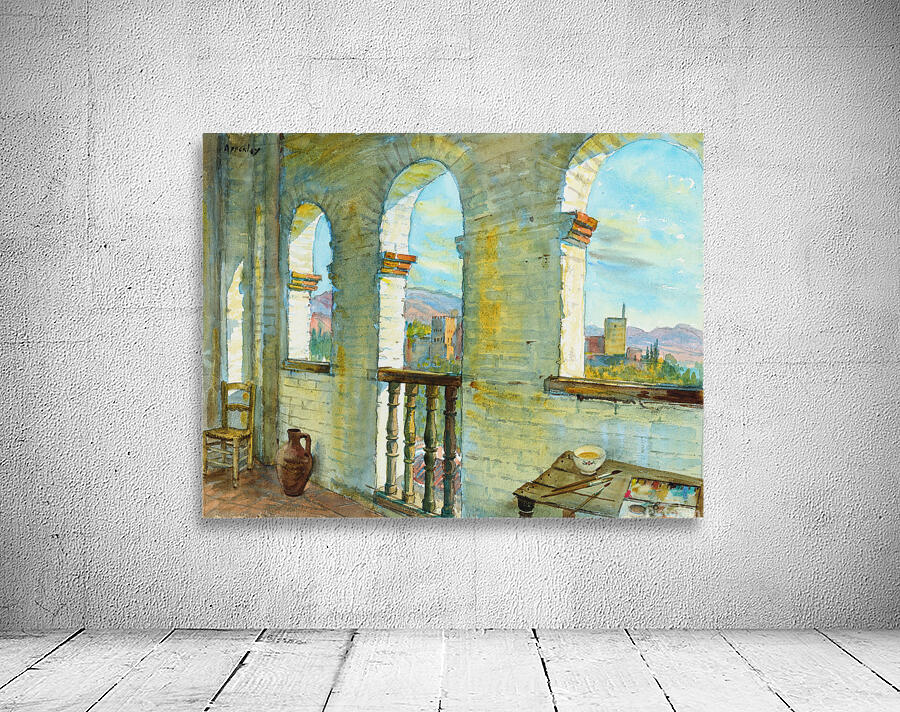 View from my studio Granada Spain Wall Preview