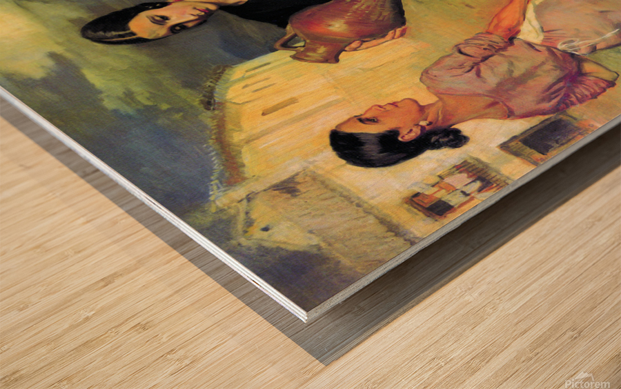 El aljibe The cistern Granada Spain Wood print