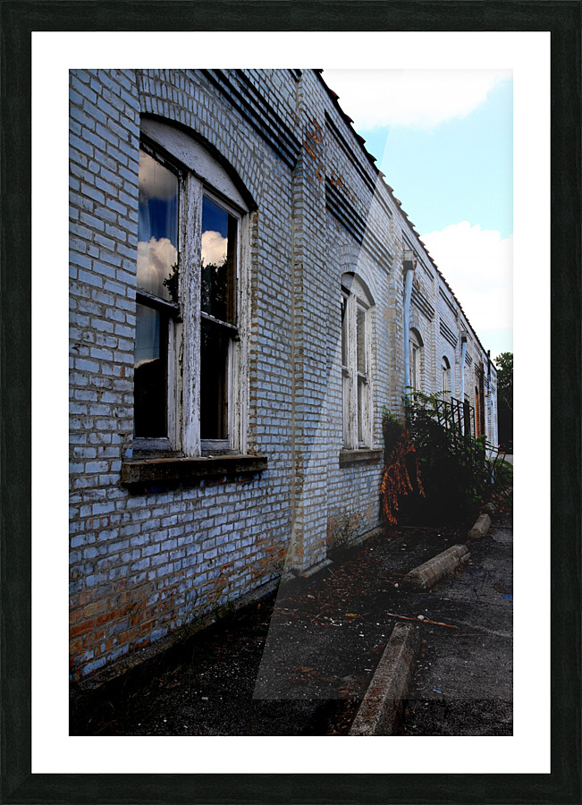 Old Warehouse Picture Frame print