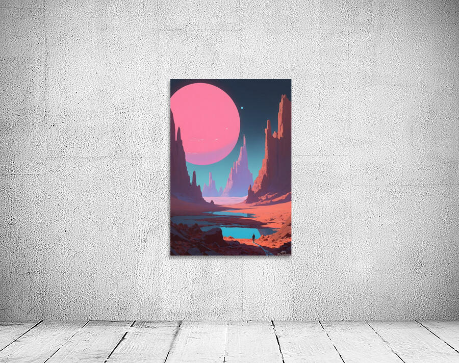 Kepler | Sci-fi landscape Wall Preview