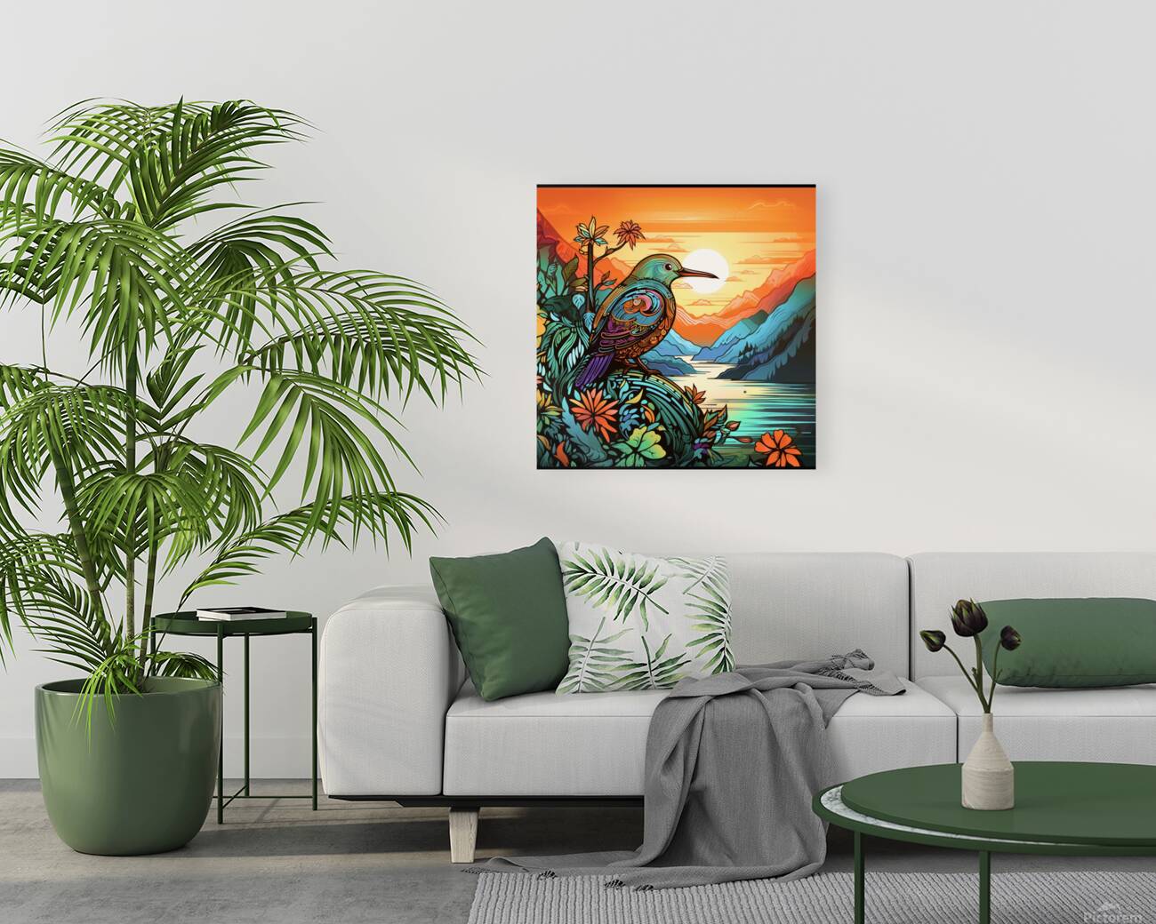 The Colorful Dream Bird Reproduction