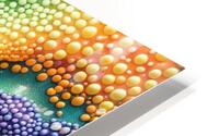 Rainbow Flow – Abstract 3D Bubble Art Print HD Metal print