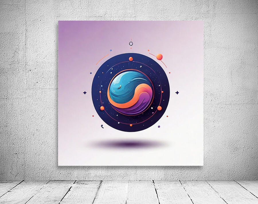 The Cosmic Balance of Yin and Yang Wall Preview