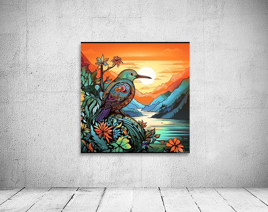 The Colorful Dream Bird Wall Preview