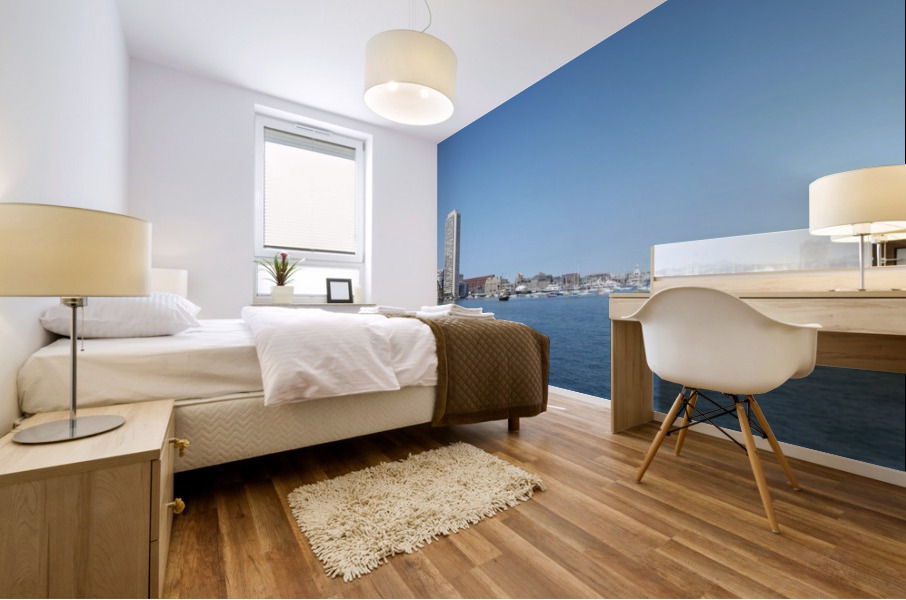 Panoramic Boston Mural print
