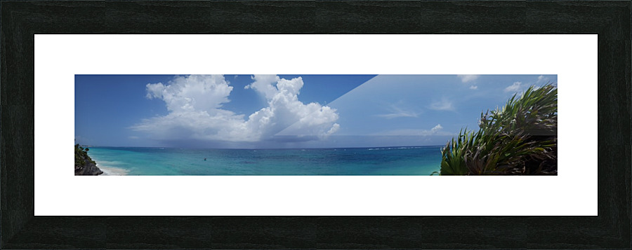 Tulum Mexico - Beach Picture Frame print