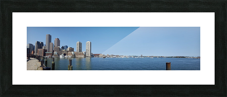 Panoramic Boston Picture Frame print