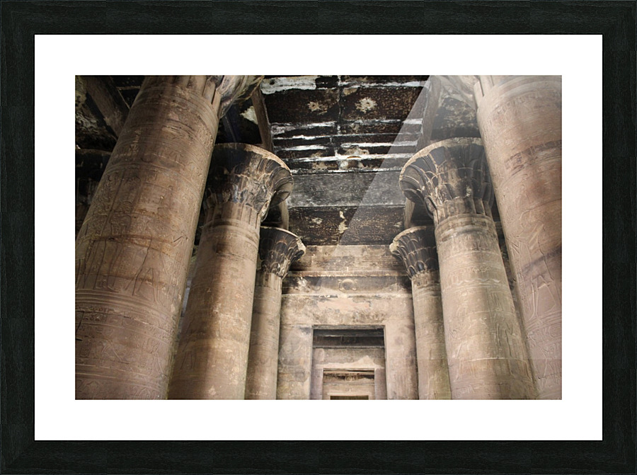 Old Egyptian Temple Picture Frame print