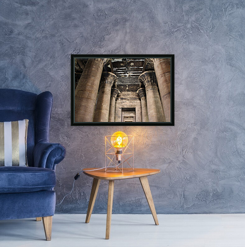 Old Egyptian Temple Reproduction