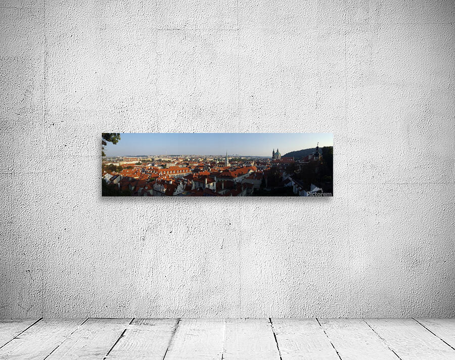 Prague Skyline Wall Preview