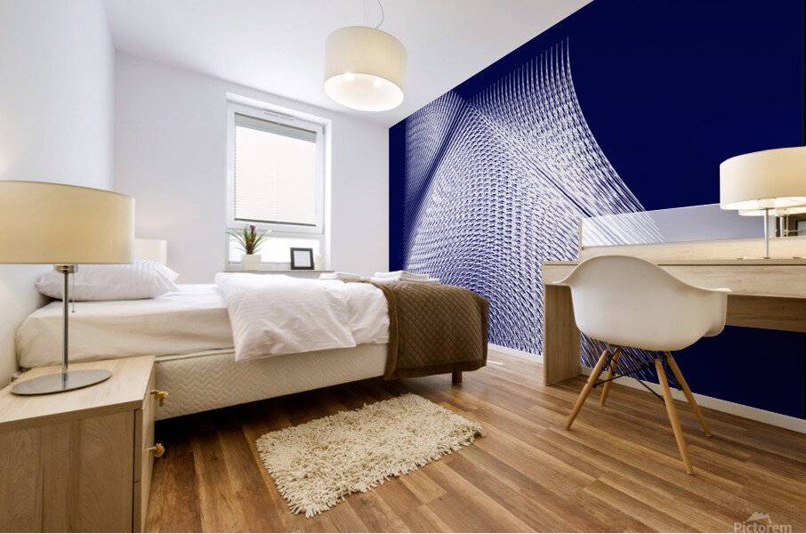 square blue1a MIA Mural print