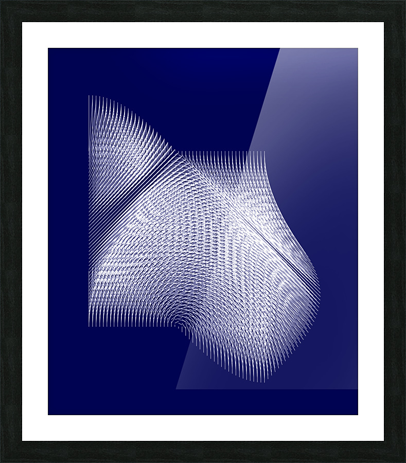 square blue1a MIA Picture Frame print