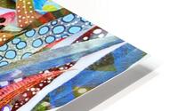 Fouillis de feuilles HD Metal print