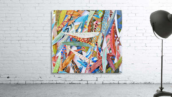 Fouillis de feuilles Wall Preview