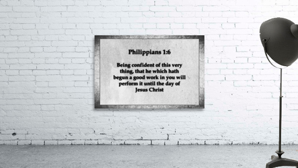 Philippians 1 6 Wall Preview
