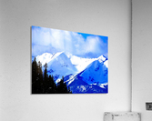 Winter Mountain View Acrylic Print